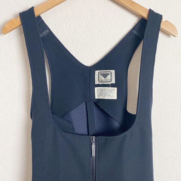 OBERMEYER Black Ski Jumpsuit Women’s Size Small Vintage Overalls Snowsuit Zip - Picture 8 of 10